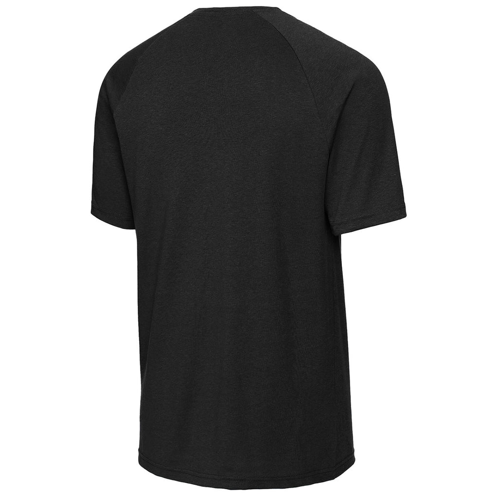 Sport-Tek Men's Black Halftime Raglan Tee