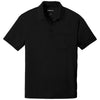 Sport-Tek Men's Black PosiCharge RacerMesh Pocket Polo