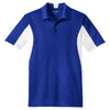 Sport-Tek Men's True Royal/White Side Blocked Micropique Sport-Wick Polo