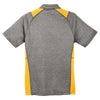 Sport-Tek Men's Vintage Heather/Gold Heather Colorblock Contender Polo