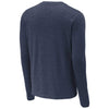 Sport-Tek Men's Dark Denim Heather Exchange 1.5 Long Sleeve Crew