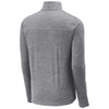 Sport-Tek Men's Grey Heather Exchange 1.5 Long Sleeve Half Zip