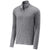 Sport-Tek Men's Grey Heather Exchange 1.5 Long Sleeve Half Zip