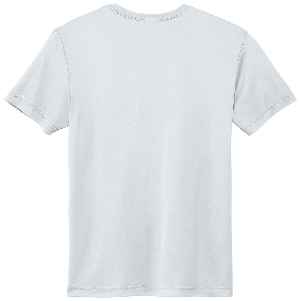 Sport-Tek Men's White PosiCharge Re-Compete Tee