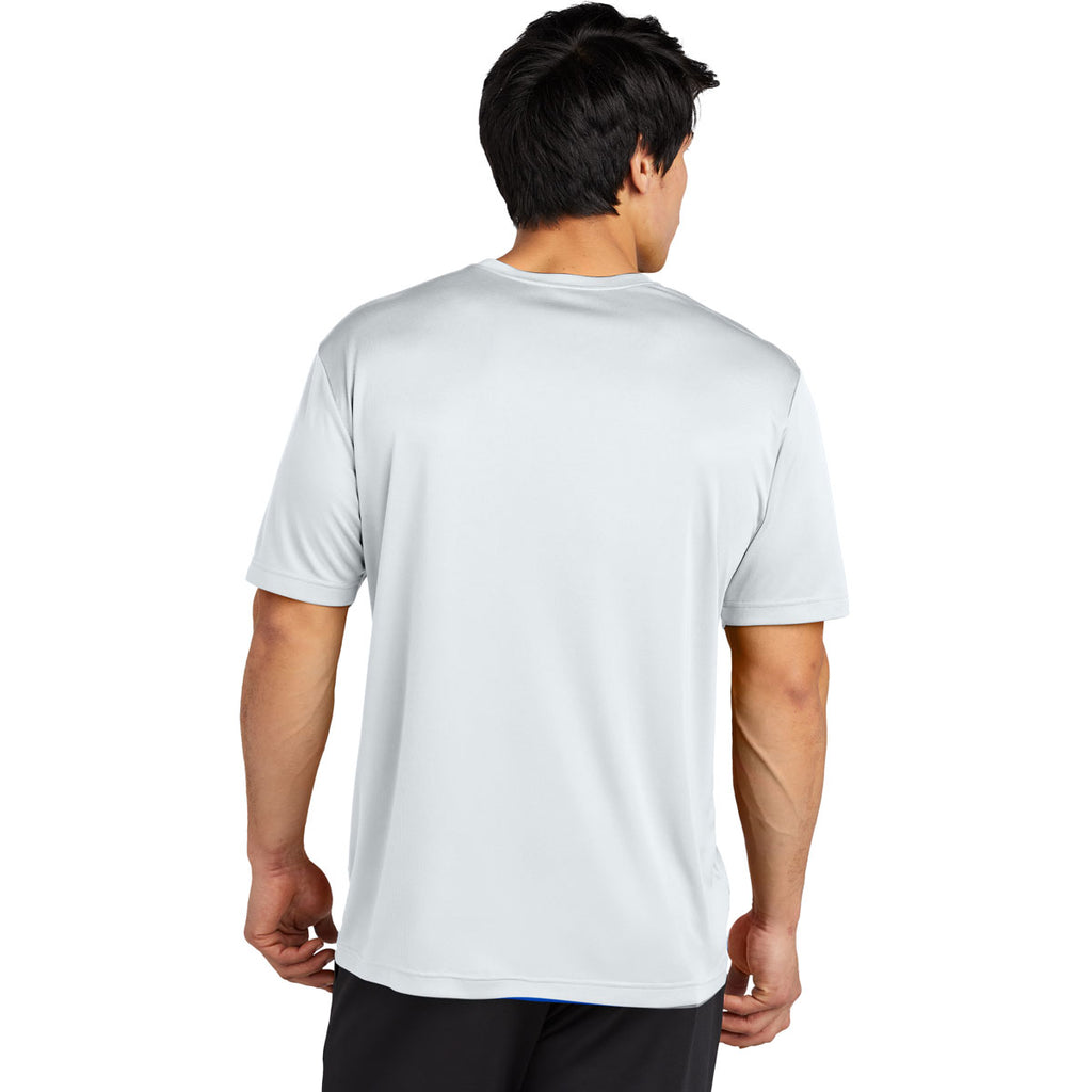 Sport-Tek Men's White PosiCharge Re-Compete Tee