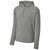 Sport-Tek Men's Charcoal Grey Sport-Wick Stretch 1/2-Zip Hoodie