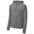 Sport-Tek Men's Charcoal Grey Heather Sport-Wick Stretch 1/2-Zip Hoodie