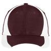 Sport-Tek Maroon/White Dry Zone Nylon Colorblock Cap