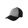 Sport-Tek Vintage Heather/Black Jersey Front Cap