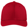 Sport-Tek True Red Flexfit Cool & Dry Poly Block Mesh Cap