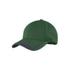 Sport-Tek Forest Green/Graphite Pique Colorblock Cap