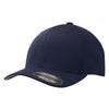 Sport-Tek True Navy Flexfit Grid Texture Cap