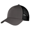 Sport-Tek Iron Grey/Black PosiCharge Competitor Mesh Back Cap