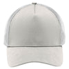 Sport-Tek Silver/White PosiCharge Competitor Mesh Back Cap