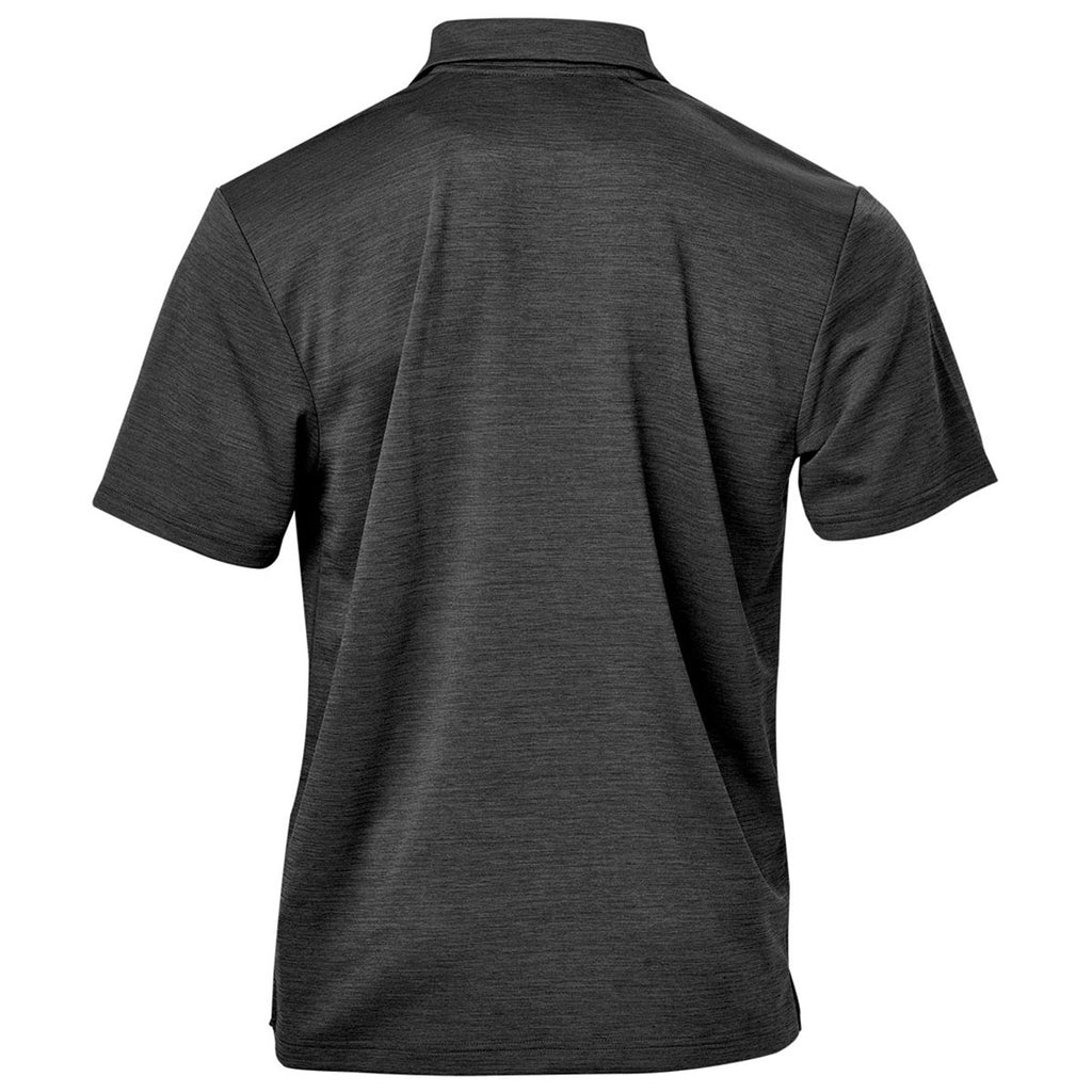 Stormtech Men's Charcoal Mix Torrente Short Sleeve Polo