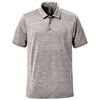 Stormtech Men's Grey Mix Torrente Short Sleeve Polo