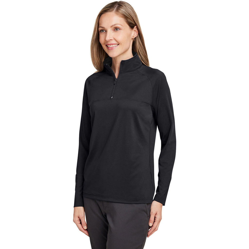 Swannies Golf Women's Black Cook Quarter Zip