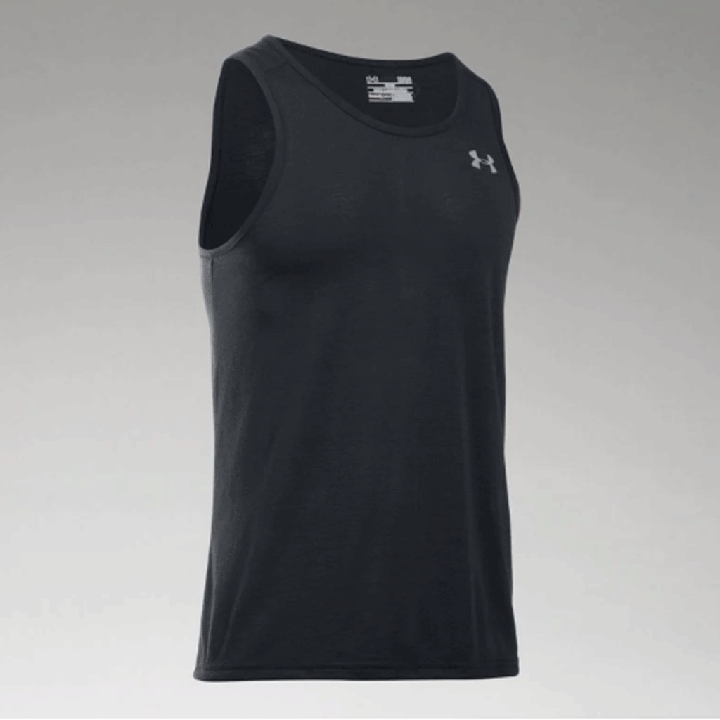 Under Armour Men's Black Threadborne Streaker Singlet