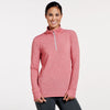 Toad & Co. Women's Guava Heather Debug Swiftly Quarter Zip