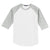 Sport-Tek Men's White/Heather Grey Colorblock Raglan Jersey