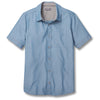 Toad & Co. Men's Bright Indigo Cutler Short Sleeve Slim Shirt