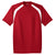 Sport-Tek Men's True Red/White Dry Zone Colorblock Crew