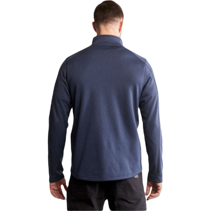 Timberland Men's Navy Heather Understroy Quarter zip Fleece