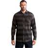 Timberland Men's Kittery Stripe Black Woodfort Mid-Weight Flannel Shirt