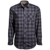 Timberland Men's Navy Buffalo Check Woodfort Mid-Weight Flannel Shirt