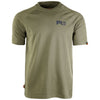 Timberland Men's Burnt Olive Core Reflective Pro Logo Short Sleeve T-Shirt