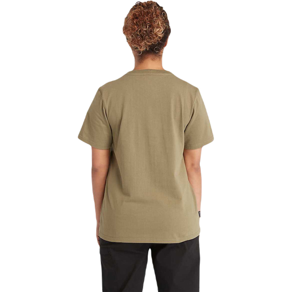 Timberland Women's Burnt Olive Cotton Core T-Shirt