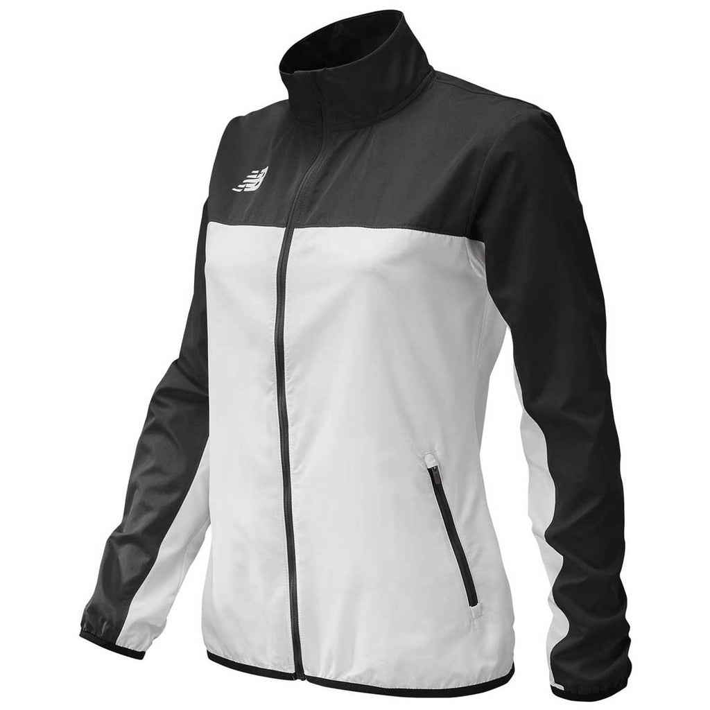 New Balance Women's Team Black Athletics Warm-Up Jacket