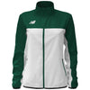 New Balance Women's Team Dark Green Athletics Warm-Up Jacket