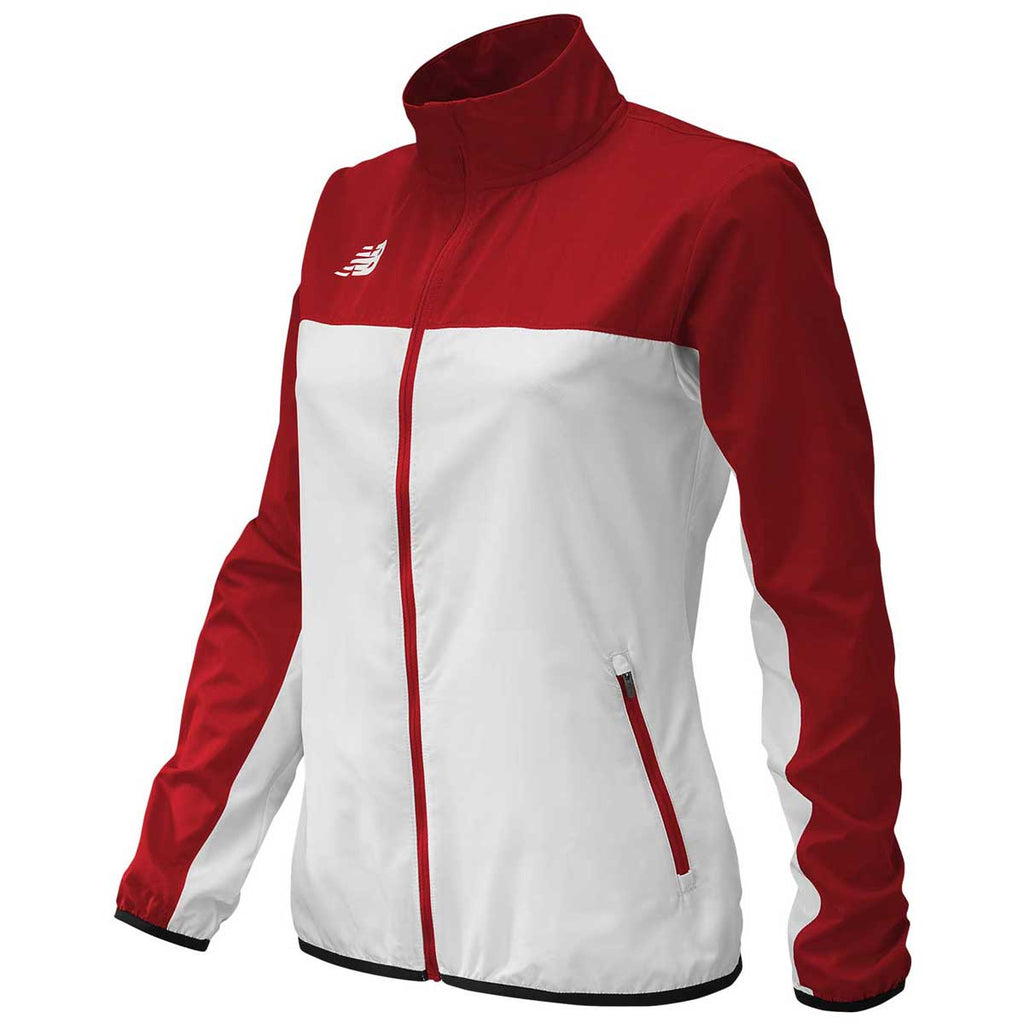 New Balance Women's Team Cardinal Athletics Warm-Up Jacket