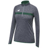 New Balance Women's Team Dark Green Athletics Half Zip