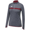 New Balance Women's Team Cardinal Athletics Half Zip