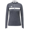 New Balance Women's Team White Athletics Half Zip