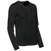 Stormtech Women's Black Torcello Long Sleeve Henley