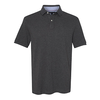 Tommy Hilfiger Men's Charcoal Heather Classic Fit Ivy Pique Sport Shirt