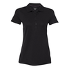 Tommy Hilfiger Women's Deep Knit Black Classic Fit Ivy Pique Sport Shirt