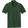 Port Authority Men's Deep Forest Green Tall Core Classic Pique Polo