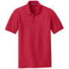 Port Authority Men's Rich Red Tall Core Classic Pique Polo