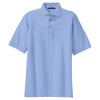 Port Authority Men's Light Blue Tall Pique Knit Polo