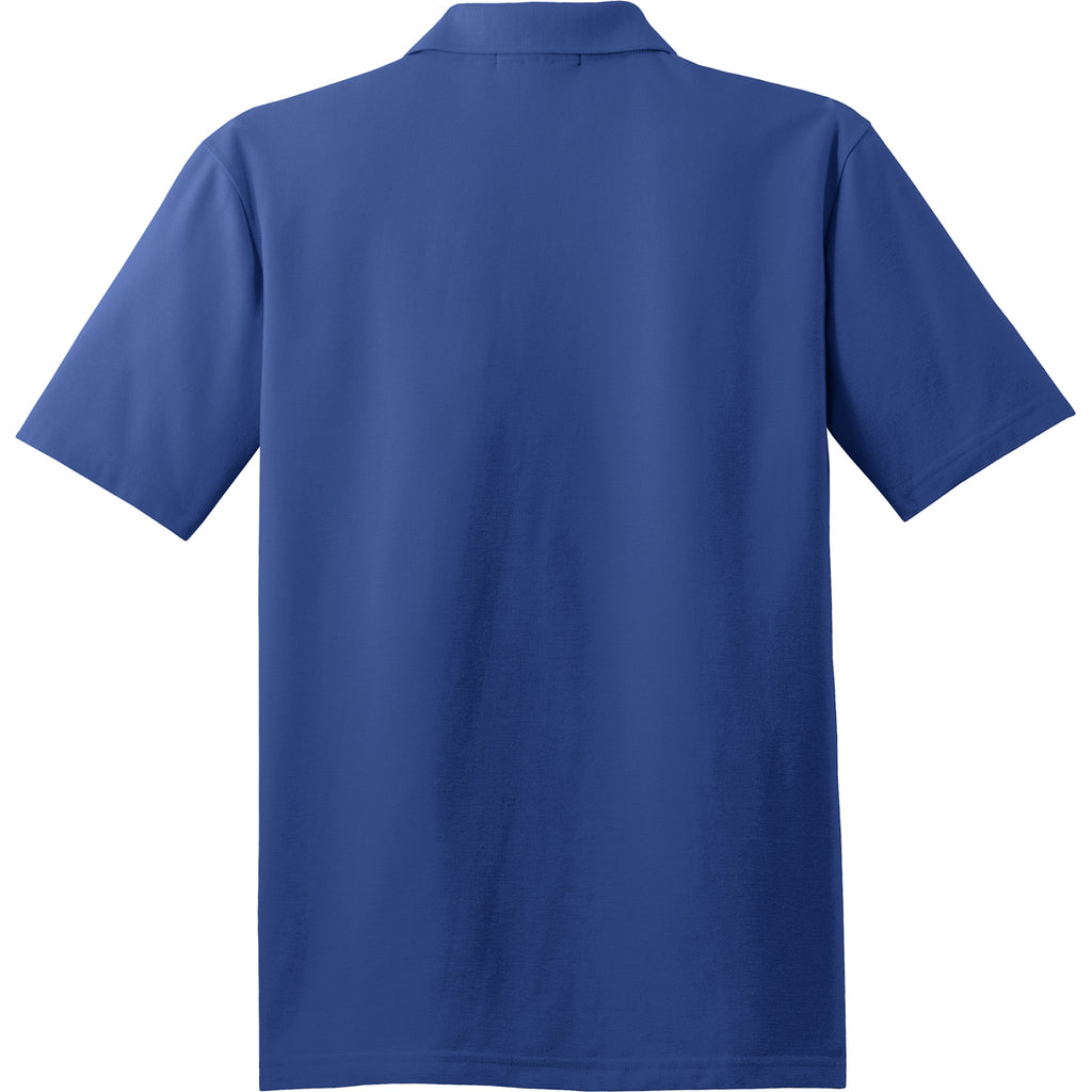 Port Authority Men's Royal Tall Stain-Resistant Polo