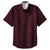 Port Authority Men's Burgundy/Light Stone Tall Short Sleeve Easy Care Shirt