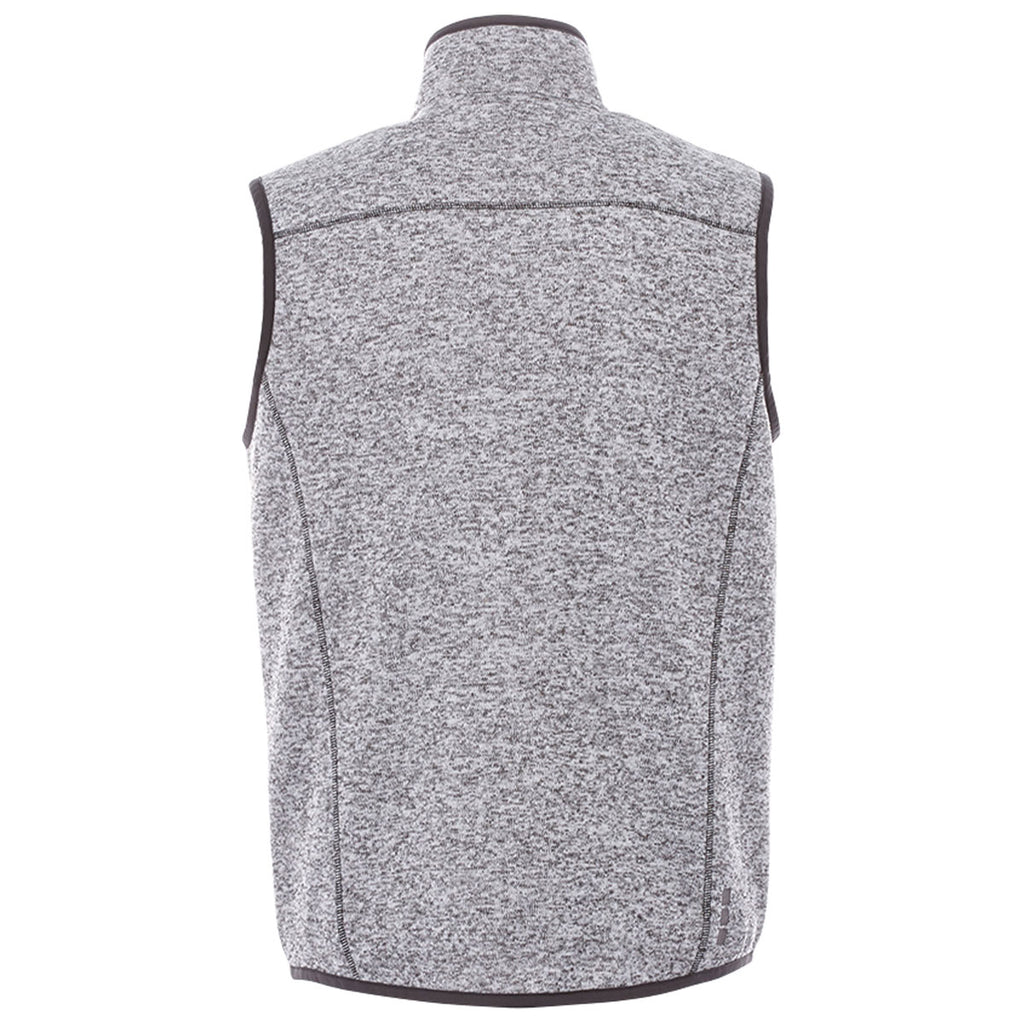 Elevate Men's Light Heather Grey Fontaine Knit Vest