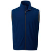 Elevate Men's Vintage Navy Warlow Softshell Vest