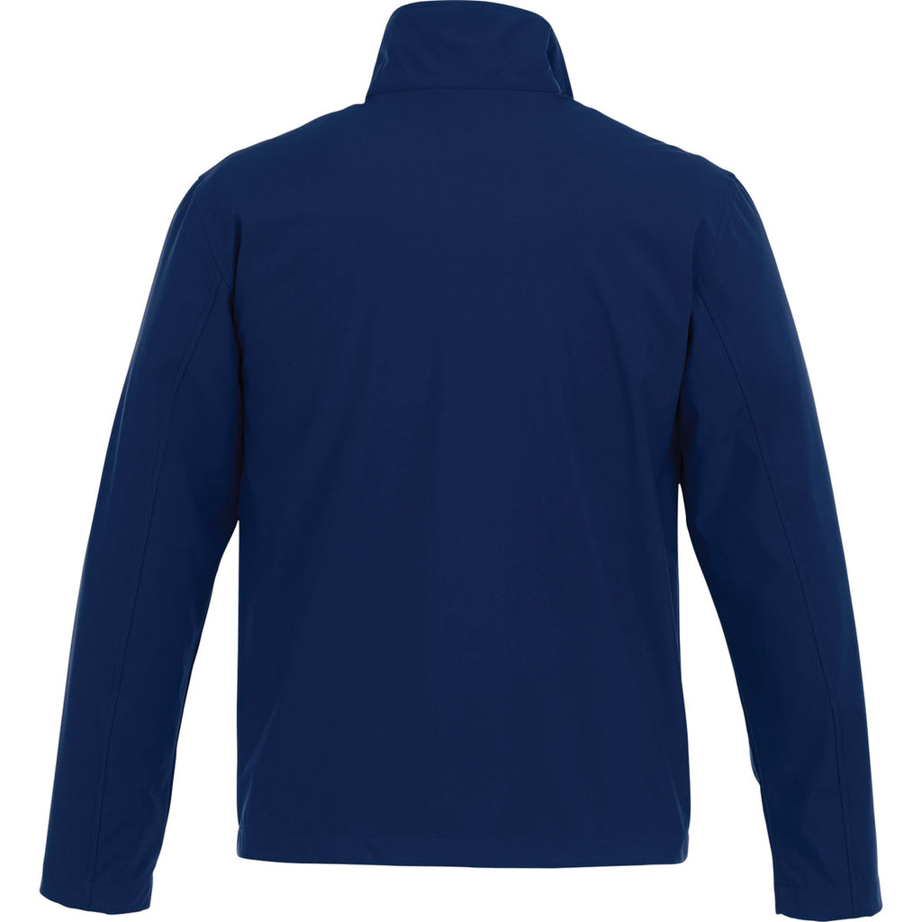 Elevate Men's Vintage Navy Karmine Softshell Jacket