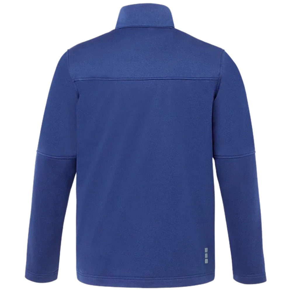 Elevate Men's Metro Blue Heather Joris Eco Softshell Jacket