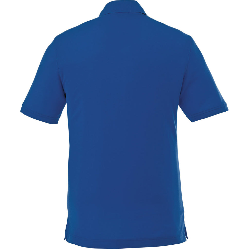 Elevate Men's New Royal Crandall Short Sleeve Polo